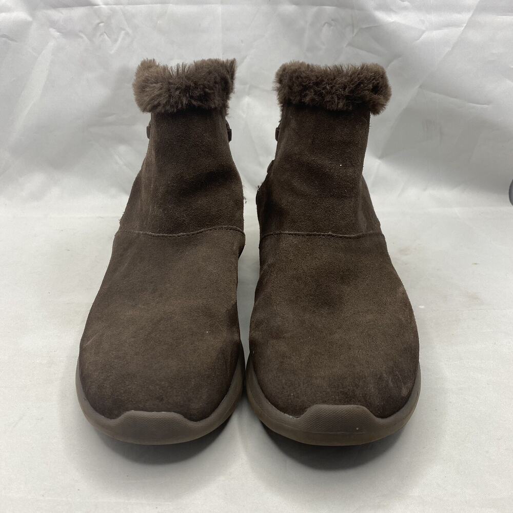 Skechers ON THE GO CITY 2 HIBERNATE Chocolate Brown Winter Boot 14615 Womens 8.5 - Picture 4 of 9